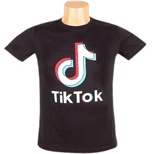 TikTok Tričko černé