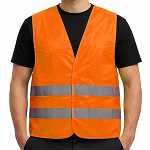 Refexní vesta do auta oranžová