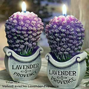 Svíčka Lavender 1 kus Dárkové balení