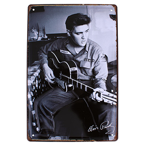 Retro tabule Elvis Presley 20x30cm