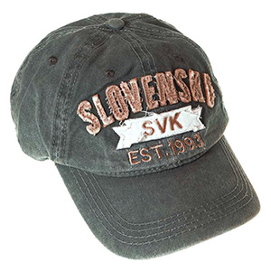 Kšiltovka Slovensko SVK EST.1993 šedá