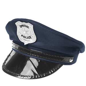 Dětská policejní čepice Police modrá