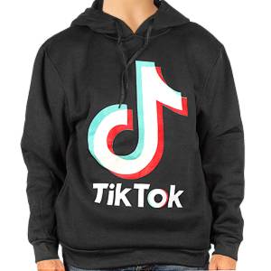 Dětská mikina Tik Tok Klokanka černá