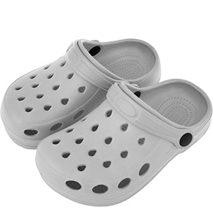 Kroksy pro děti šedé S005
