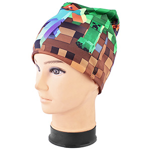 Dětská čepice Minecraft