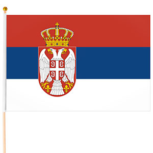 Srbsko vlajka 40x30cm