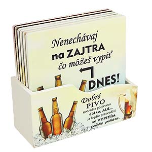 Podložky pod sklenice Pivo