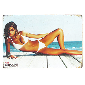 Retro cedule Bikiny 30x20cm