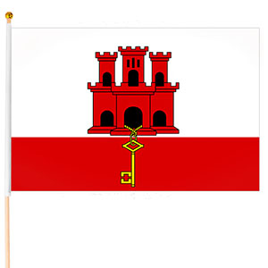 Gibraltar vlajka malá