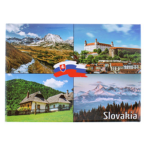 Magnetka Slovakia Země 9x6cm
