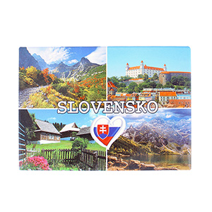 Magnetka Slovakia Země 9x6cm