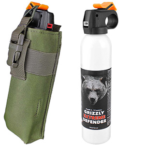 Sprej na medvědy s pouzdrem Grizzly 300ml 10m