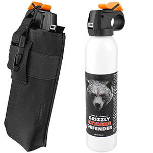 Sprej na medvědy s pouzdrem Grizzly 300ml 10m