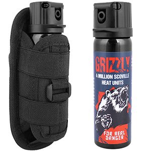 Sprej na medvědy s pouzdrem Grizzly 63ml