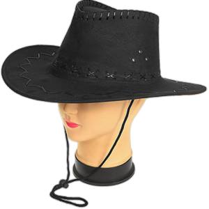 Kovbojský klobouk černý