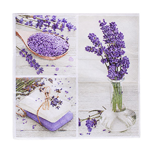 Ubrousky Vintage Lavender 20ks 33x33cm