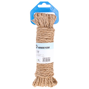 Jutové lano 4mm x 10m