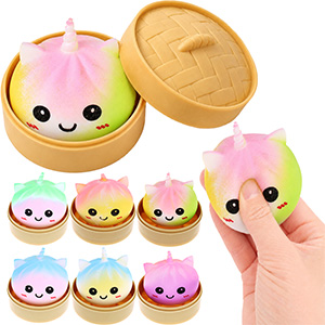 Squishy Dumplings Mystery box duhový knedlík 6cm