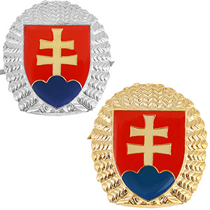 Slovenský odznak stříbrný a zlatý